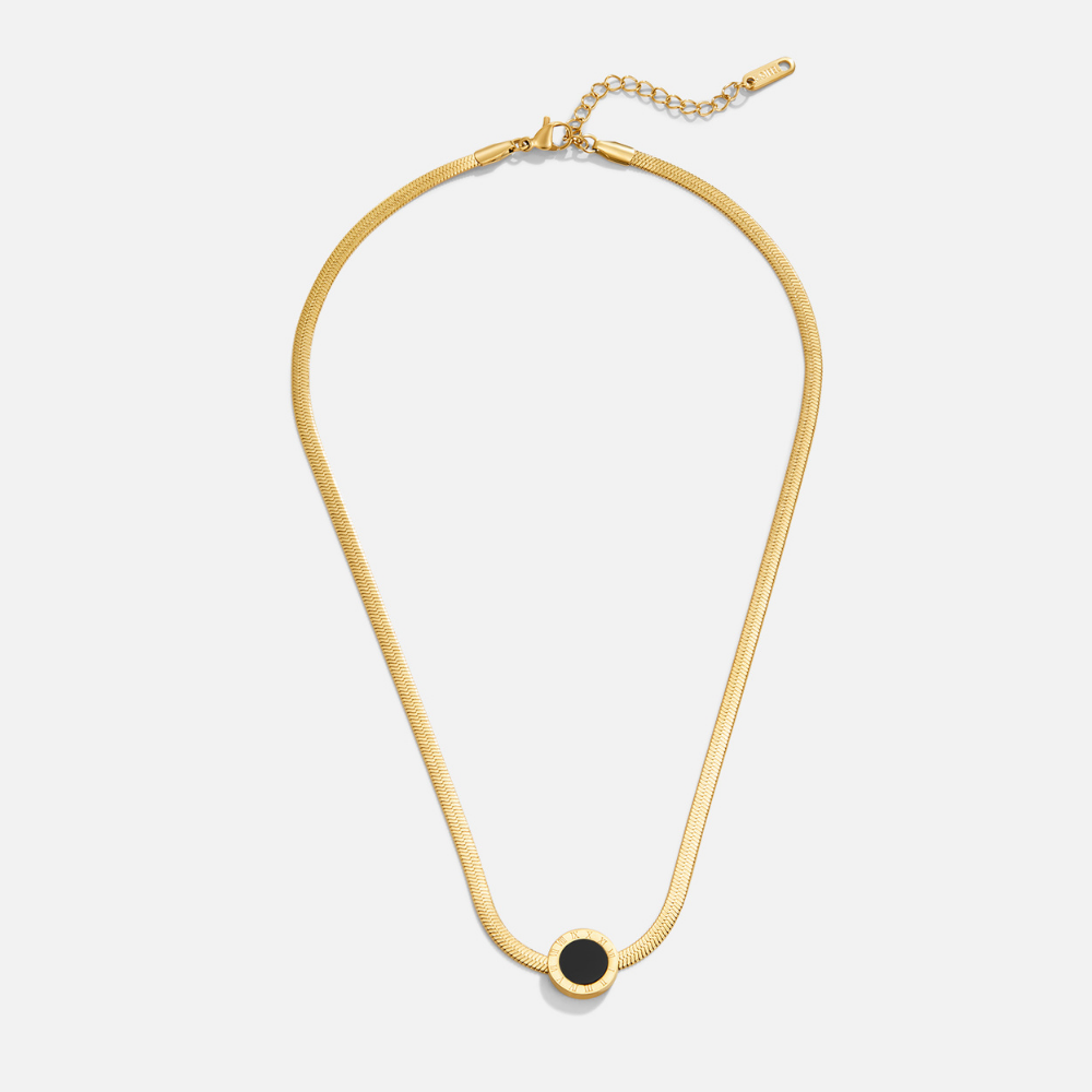 Collana con Ciondolo Nero Azalea