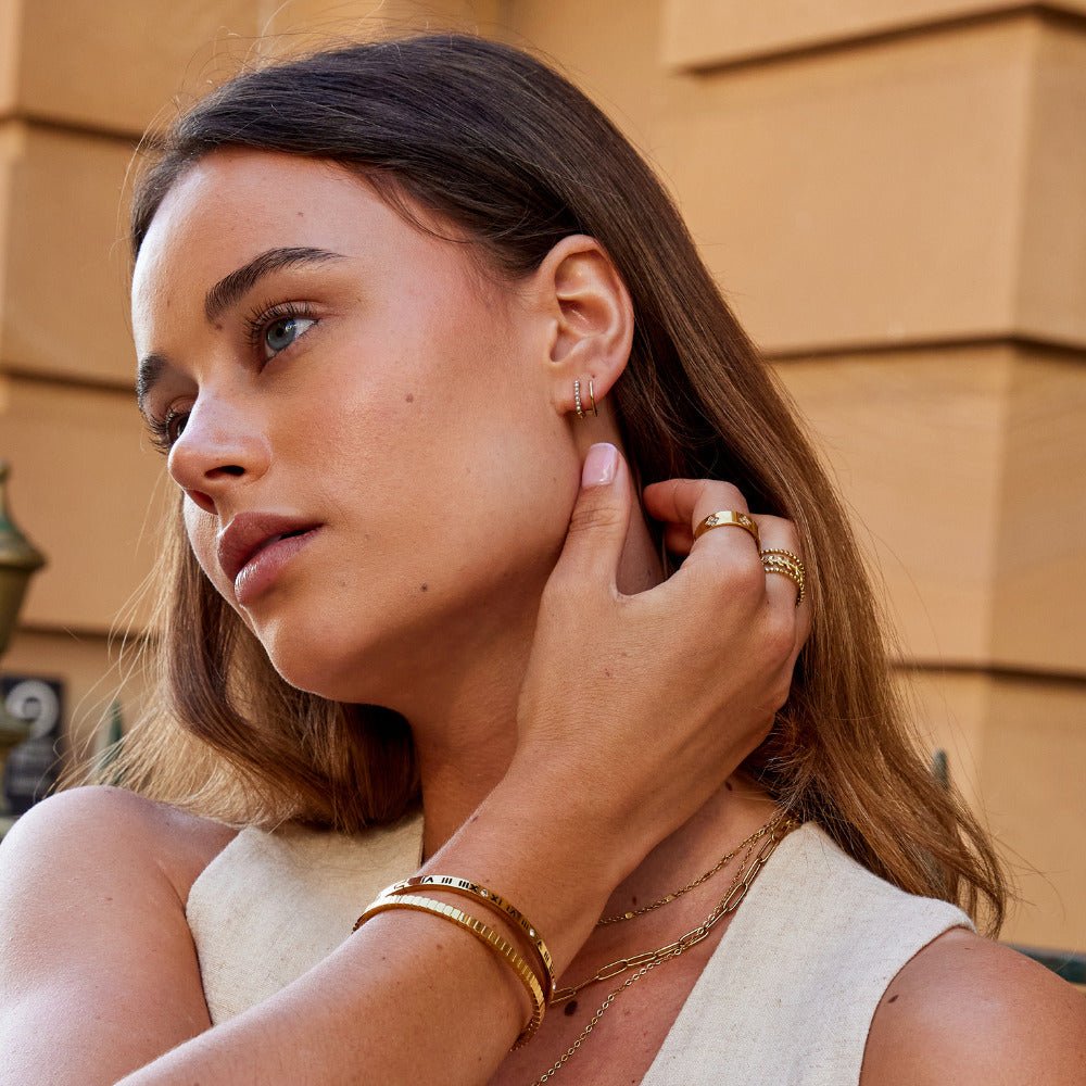 Orecchini Artiglio Oro 18K e Perla