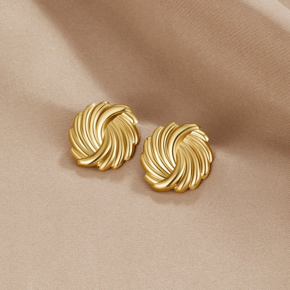 Orecchini Spirale Oro 18K