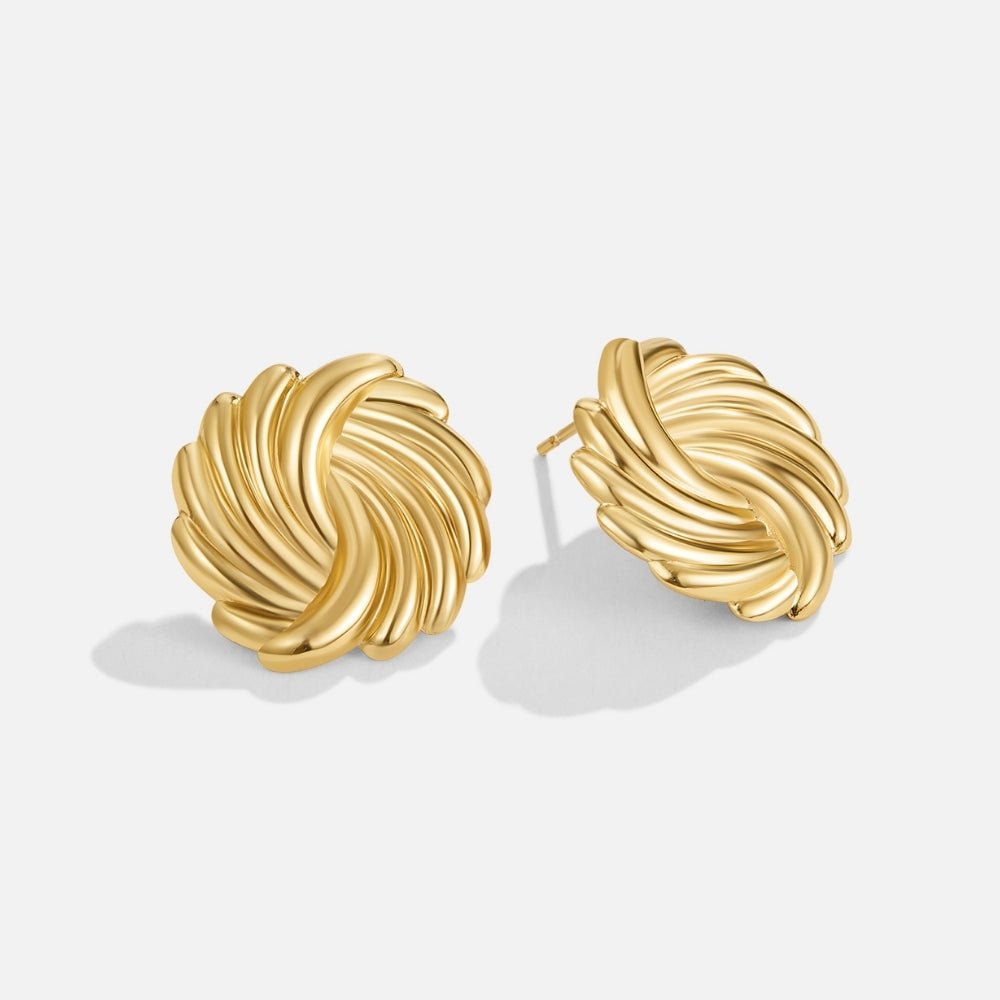 Orecchini Spirale Oro 18K