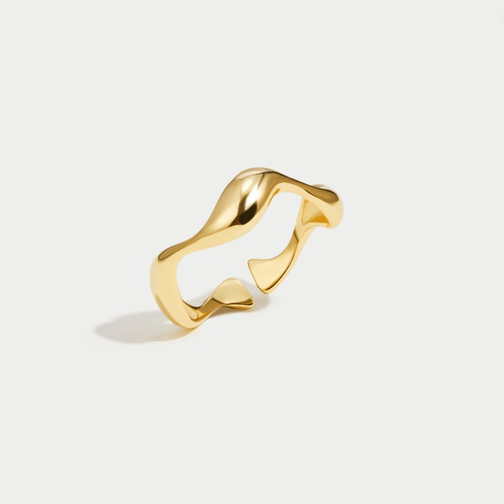 Anello Onda Oro 18K