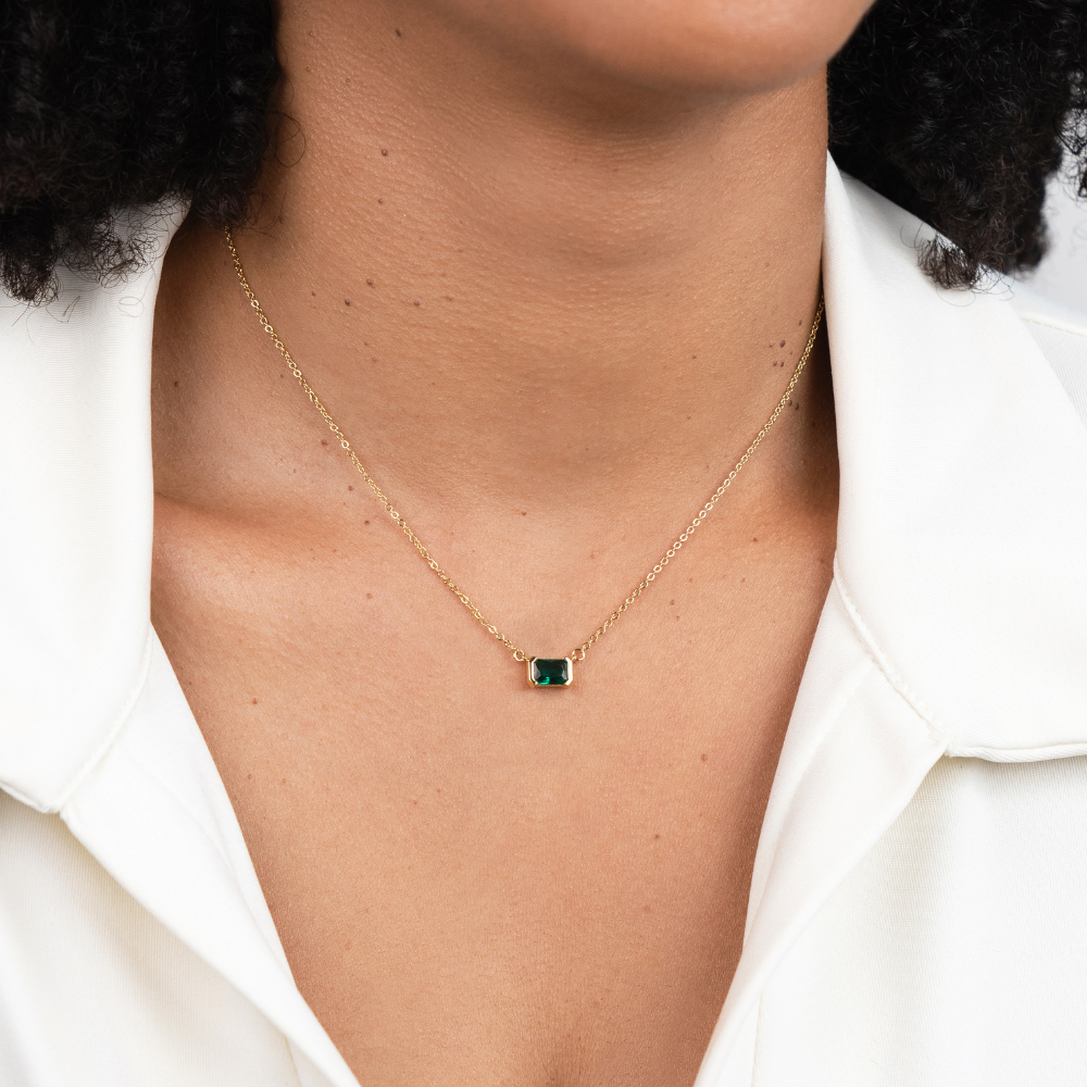 Collana Smeraldo Verde Monica