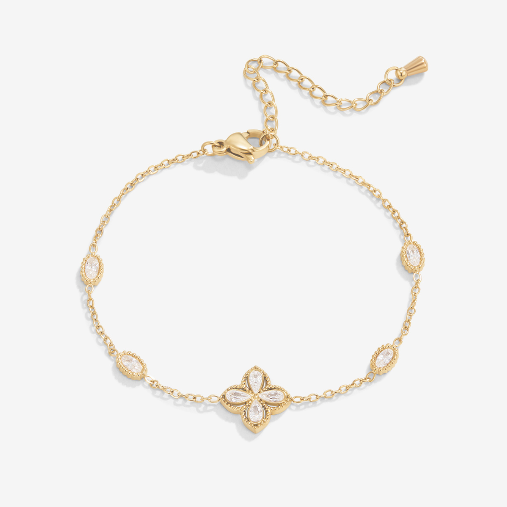 Bracciale Quadrifoglio Cristallo