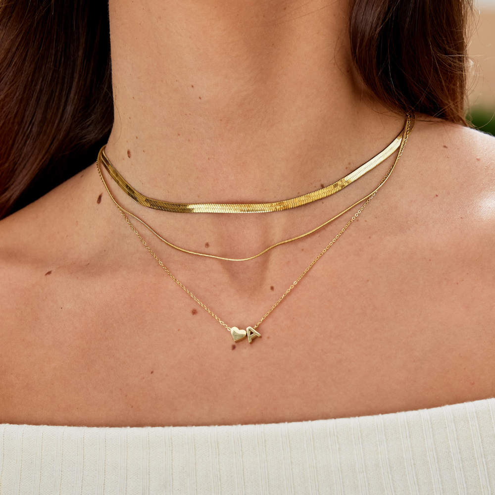 Collana a Strati Layla Oro 18K