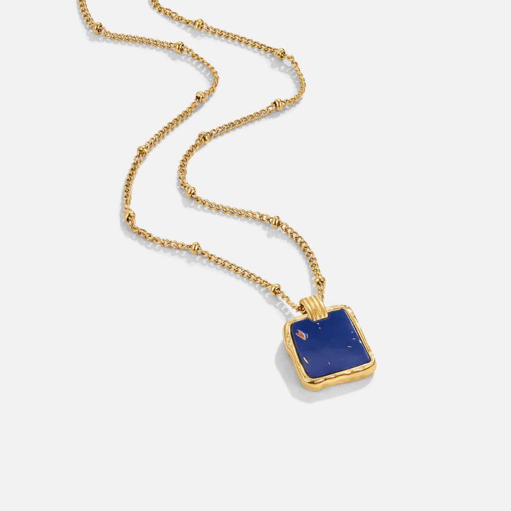 Collana con Ciondolo Pietra Blu Astoria
