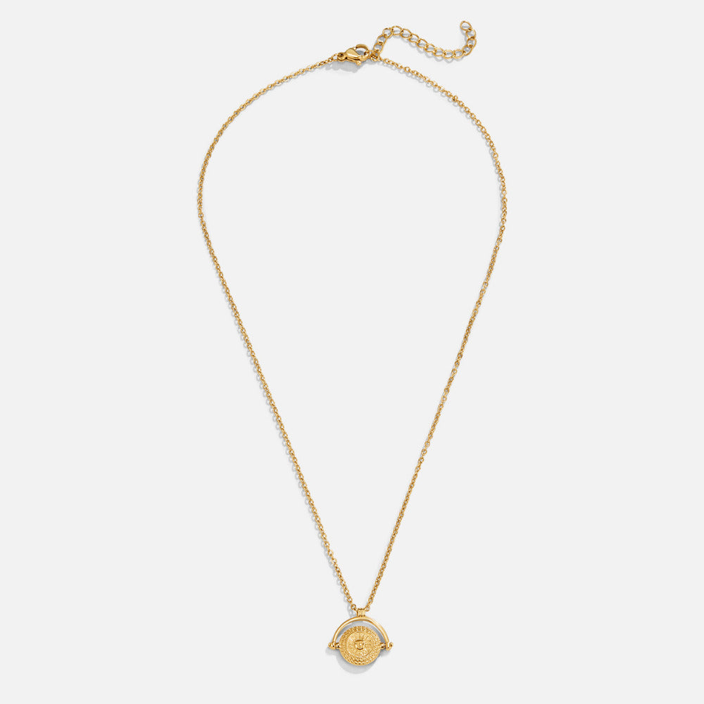 Collana Moneta Sole Dorato