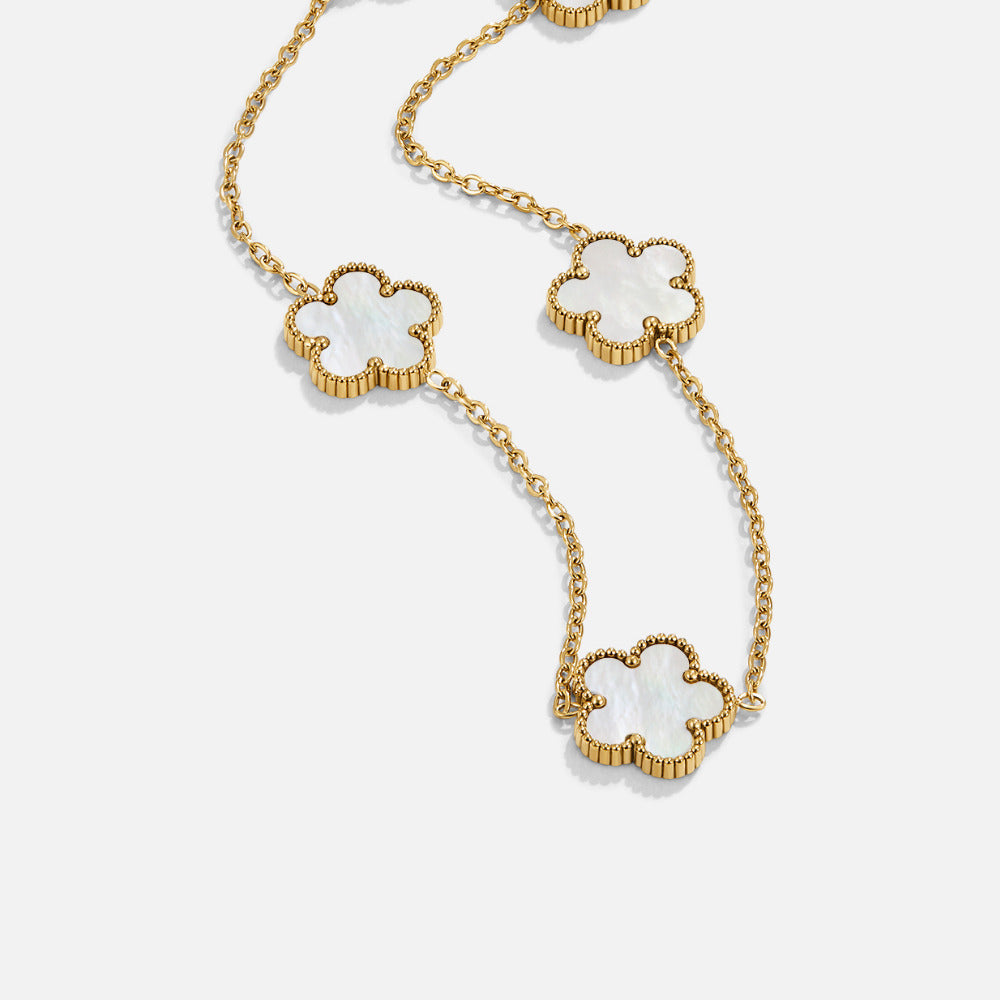 Collana Clover Conchiglia e Perla