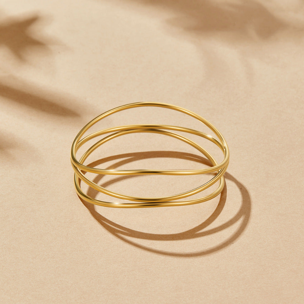 Bangle a Strati Sabrina Oro