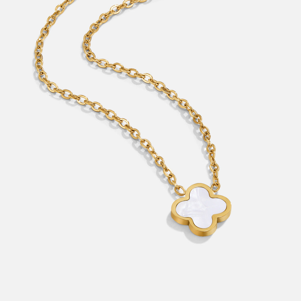 Collana Clover Bianco