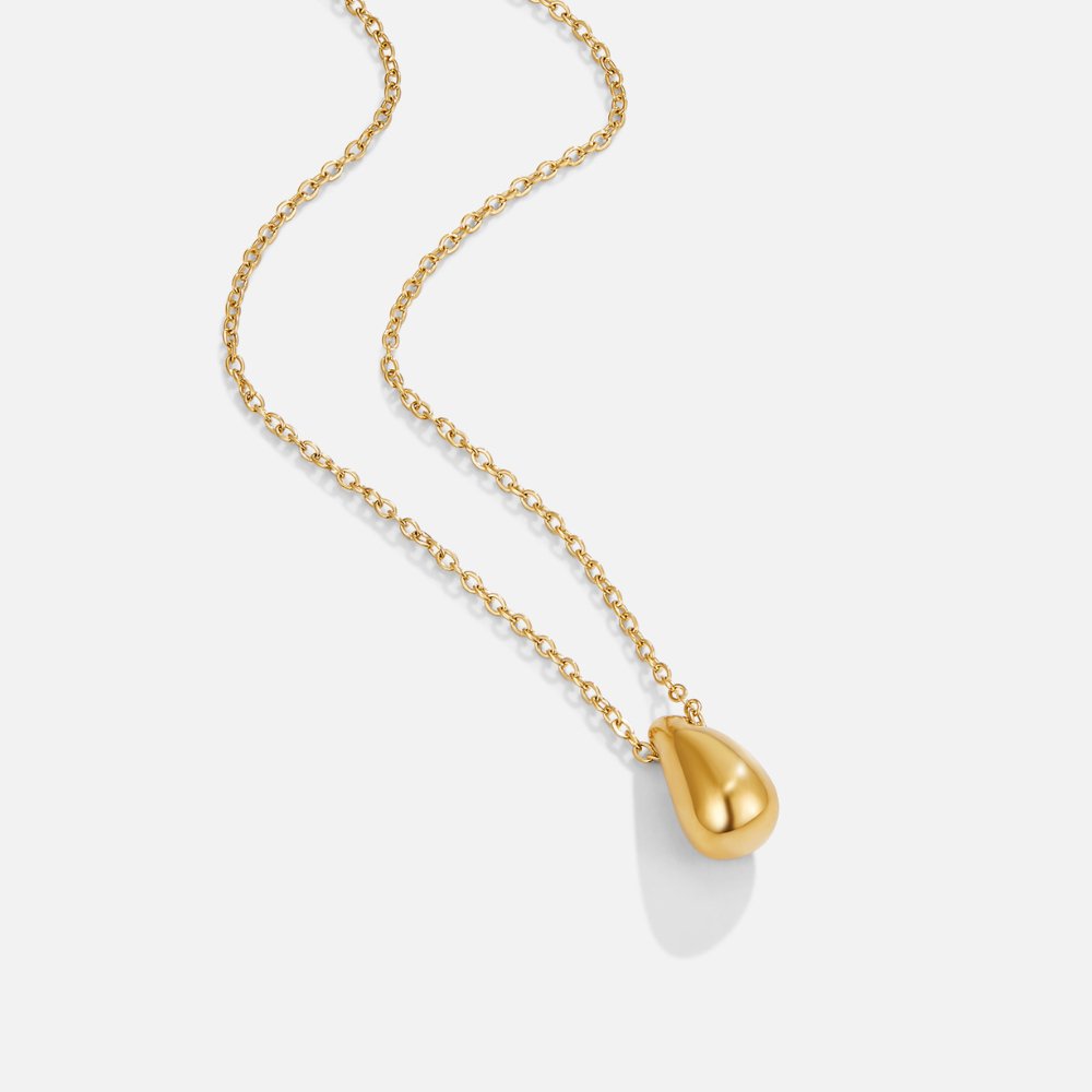 Collana Goccia Dorata Amara