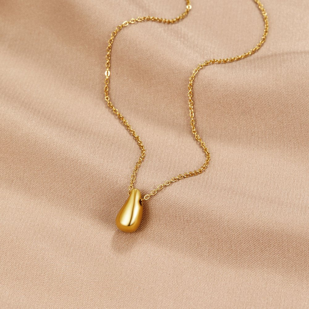 Collana Goccia Dorata Amara