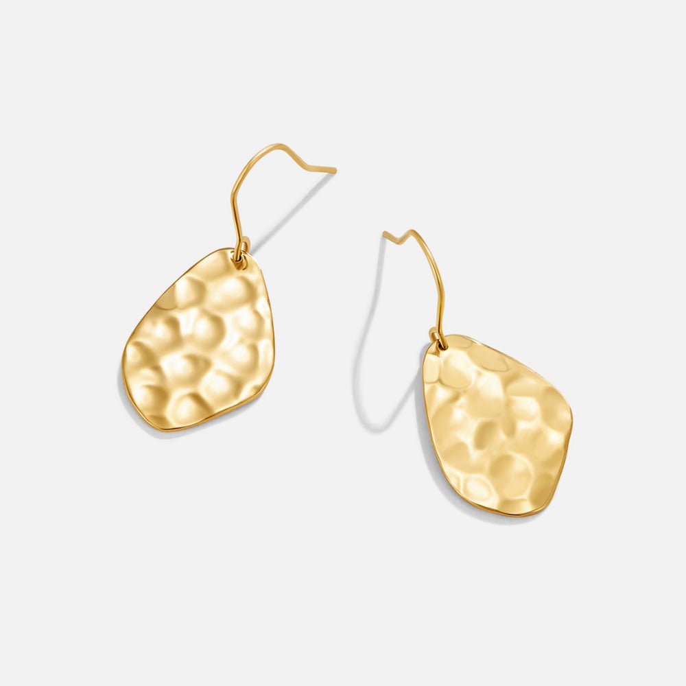 Orecchini Pendenti Martellati Amaya Oro
