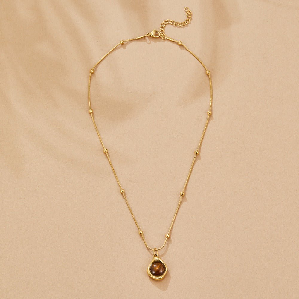 Collana con Ciondolo Ambra
