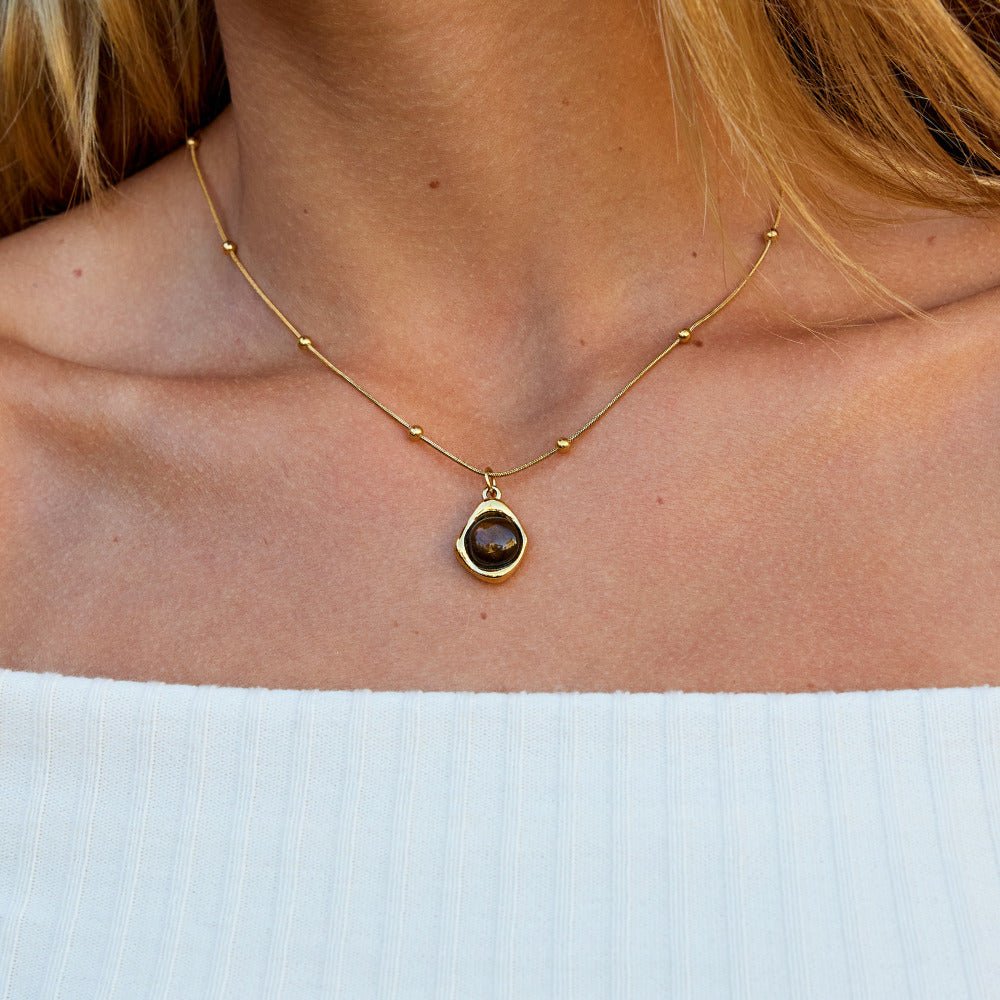 Collana con Ciondolo Ambra