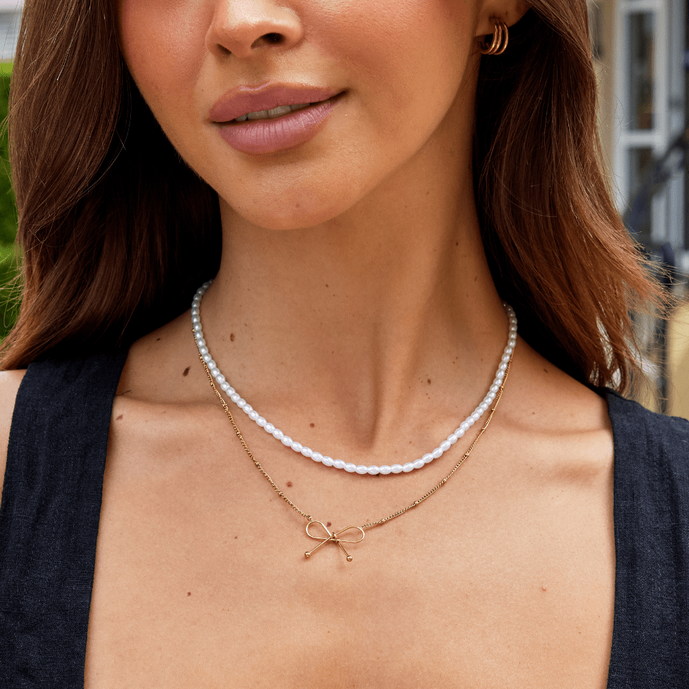 Collana Fiocco Anika Oro