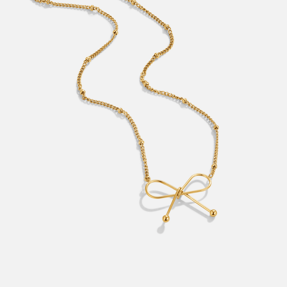 Collana Fiocco Anika Oro