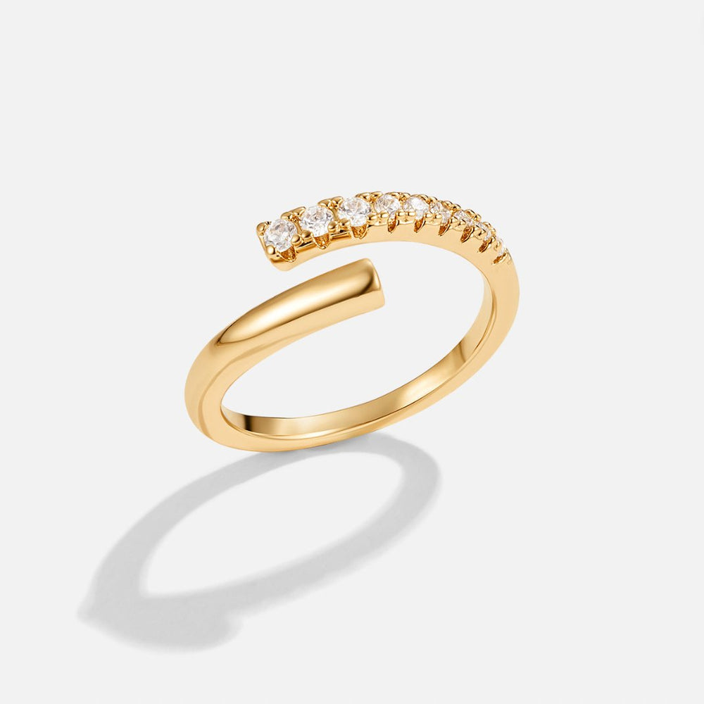 Anello Avvolgente Arya Oro e Cristallo