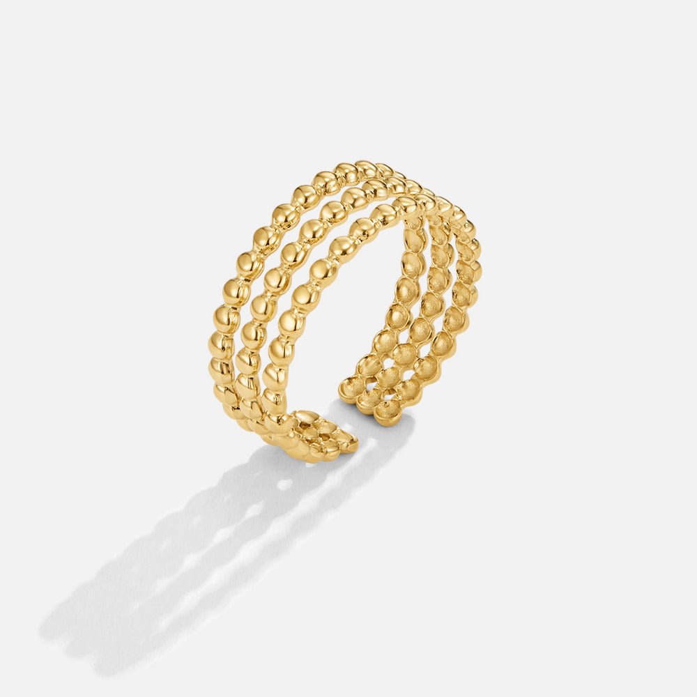 Anello Perline Ohio Oro