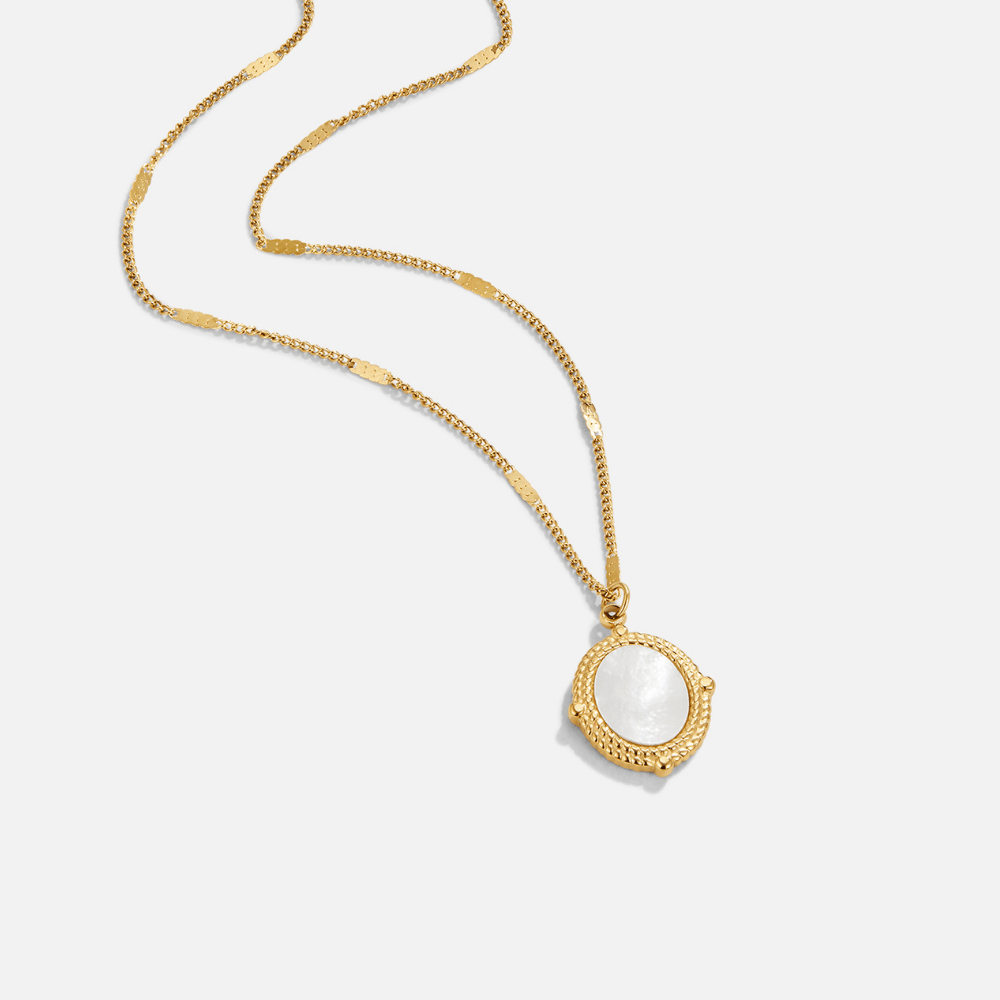 Collana con Ciondolo Conchiglia e Perla Bela
