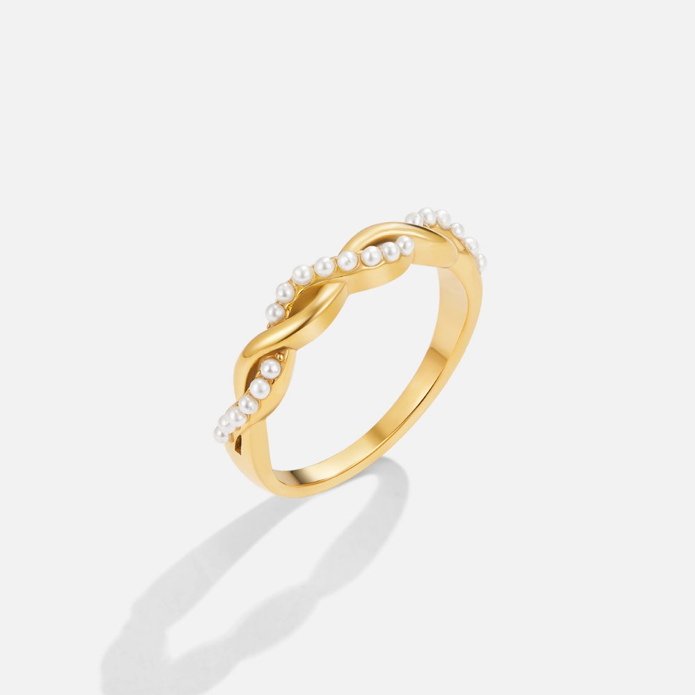 Anello Ritorto Perla Bella
