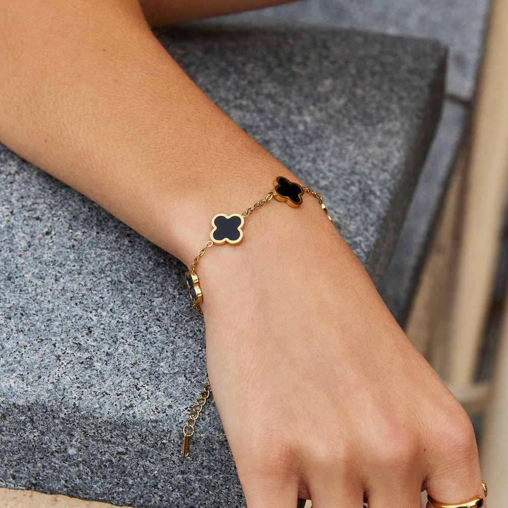 Bracciale Clover Nero