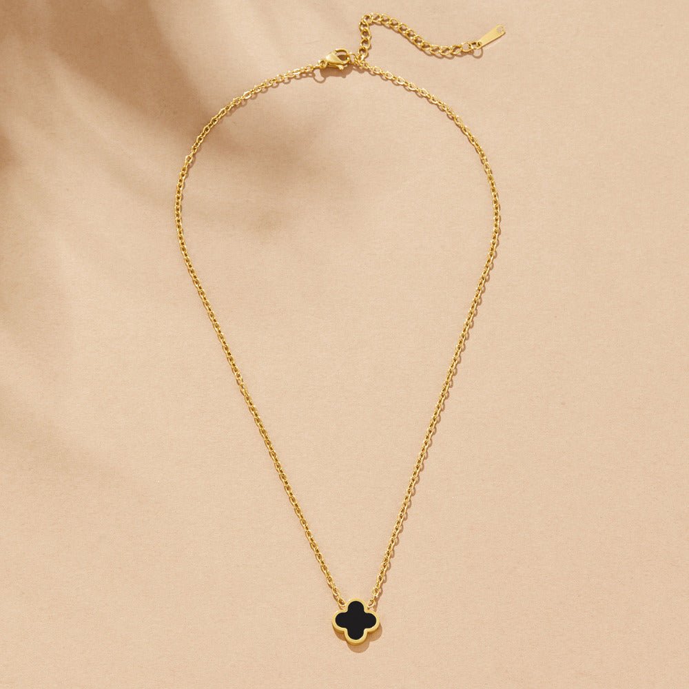 Collana Clover Nero