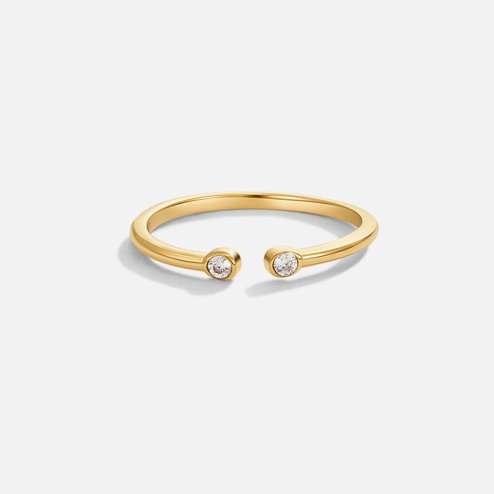 Anello Cristallo Cali Oro