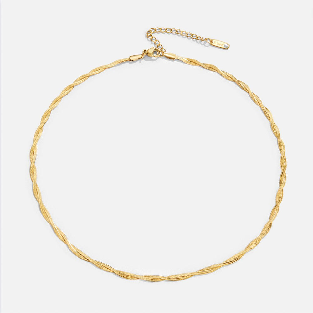 Collana a Catena Serpente Ritorta Chiara
