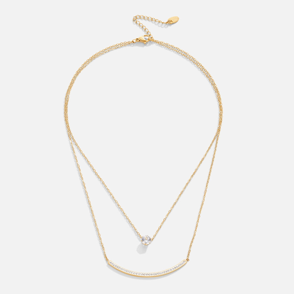 Collana a Strati Cristallo Delicata