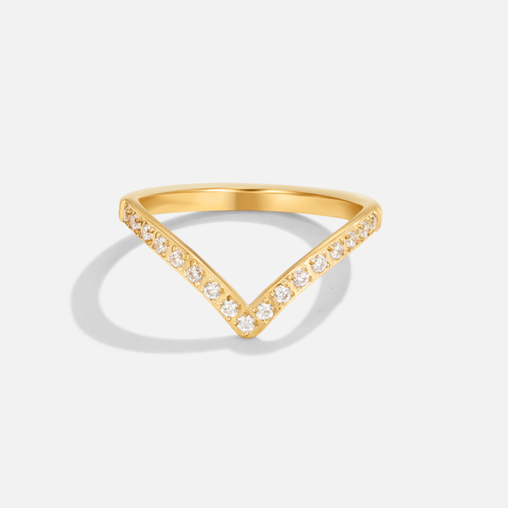 Anello Corona Eternity Cristallo