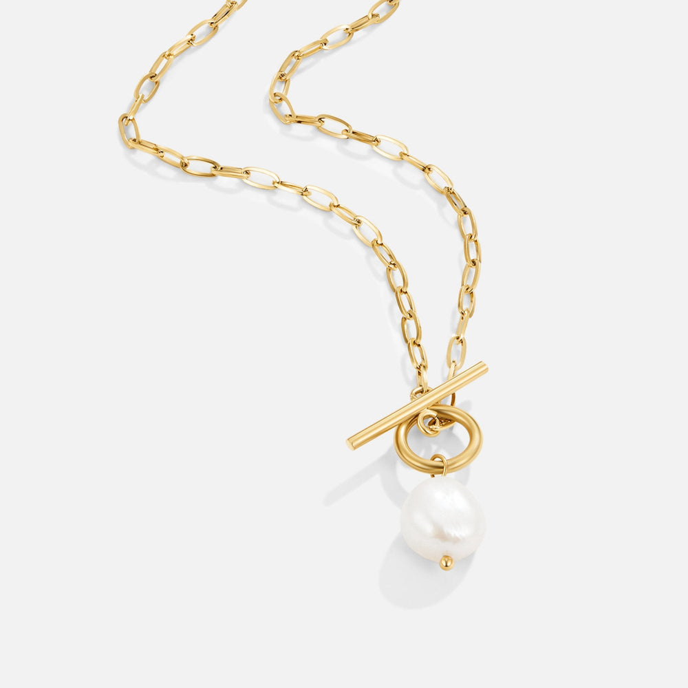 Collana Perla Eva Oro
