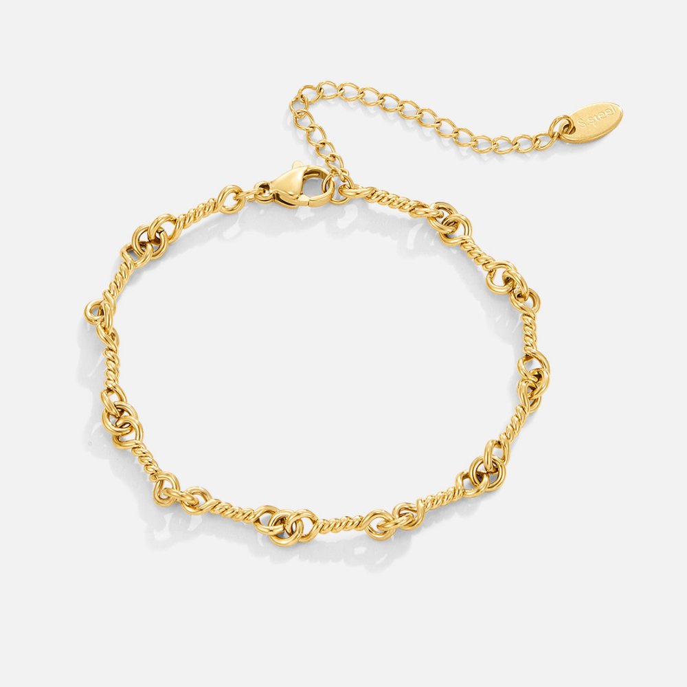 Bracciale Figaro Nodo Oro