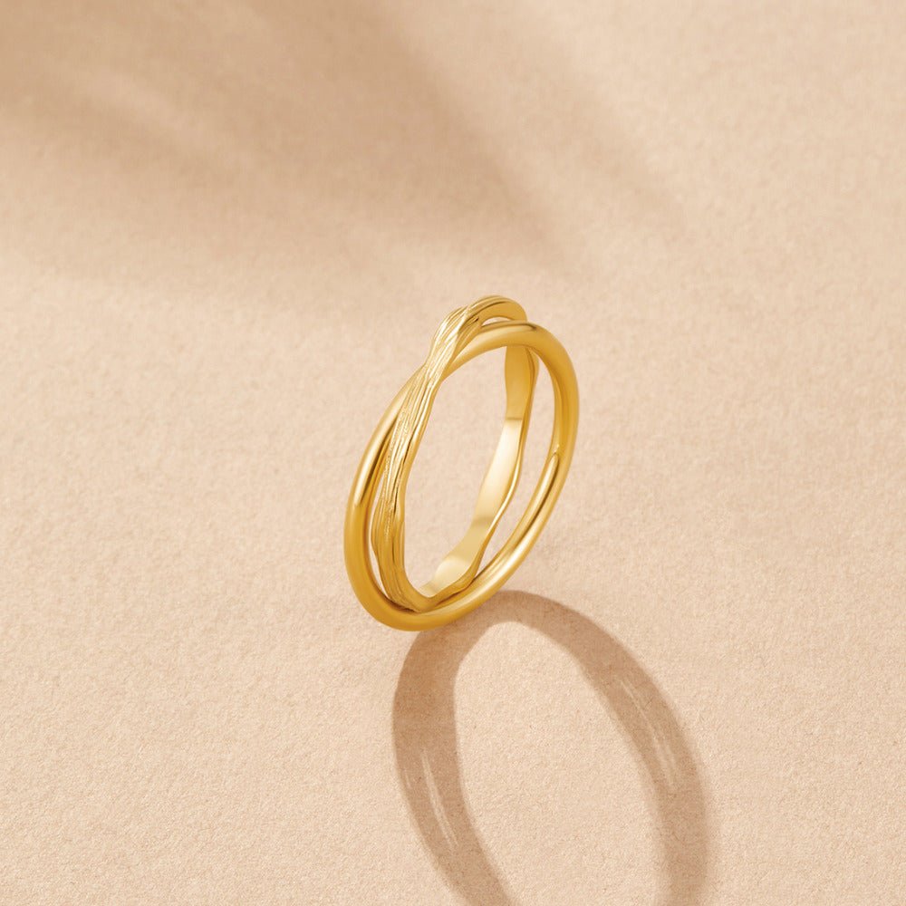 Anello Intrecciato Forever Oro