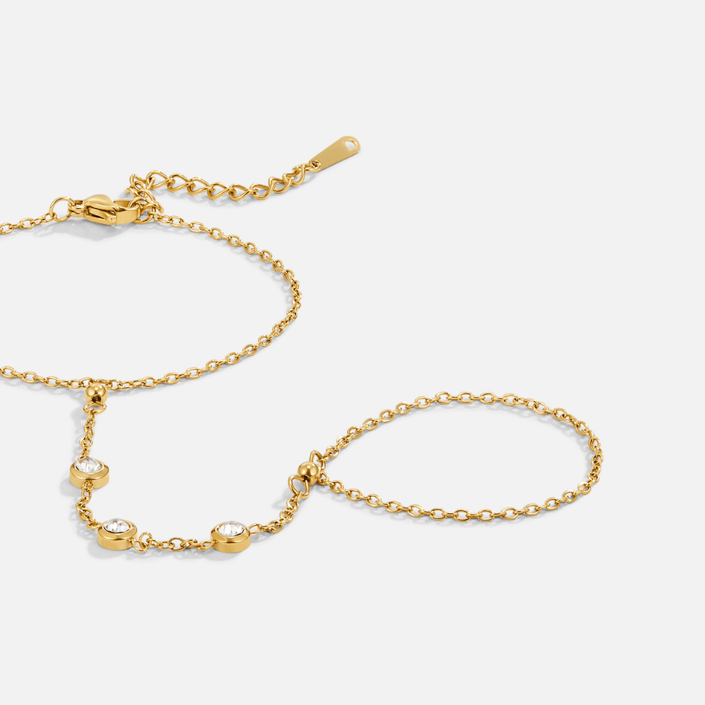 Bracciale a Mano Freya Cristallo