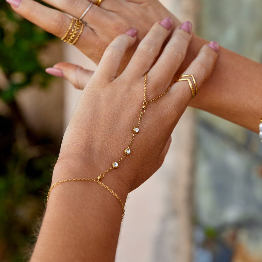 Bracciale a Mano Freya Cristallo