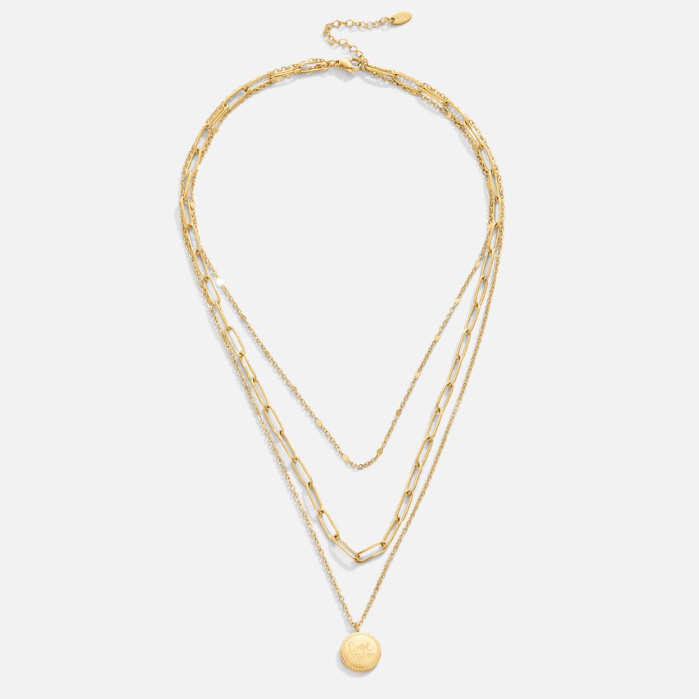 Collana a Strati con Moneta Geya