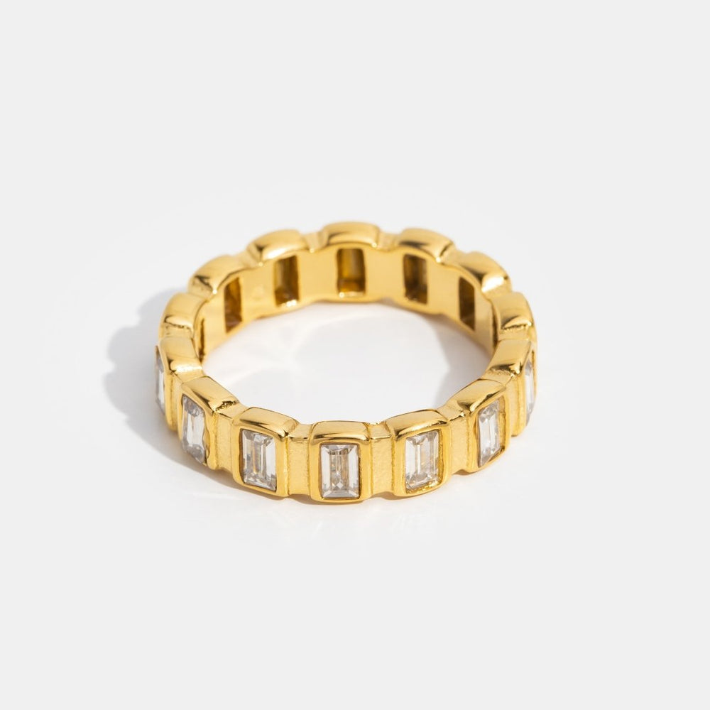 Anello Quadrato Cristallo Gigi