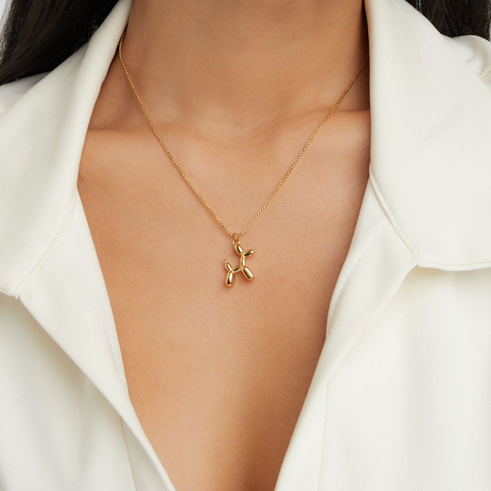 Collana Palloncino Animale Oro