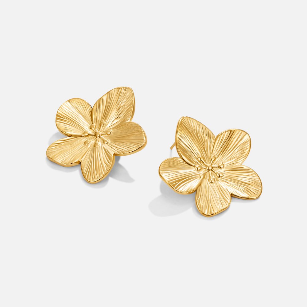 Orecchini Fiore Oro