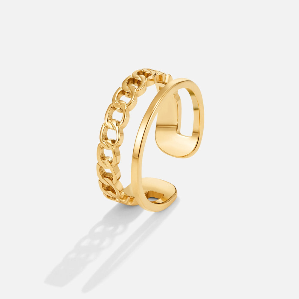 Anello a Catena a Strati Oro