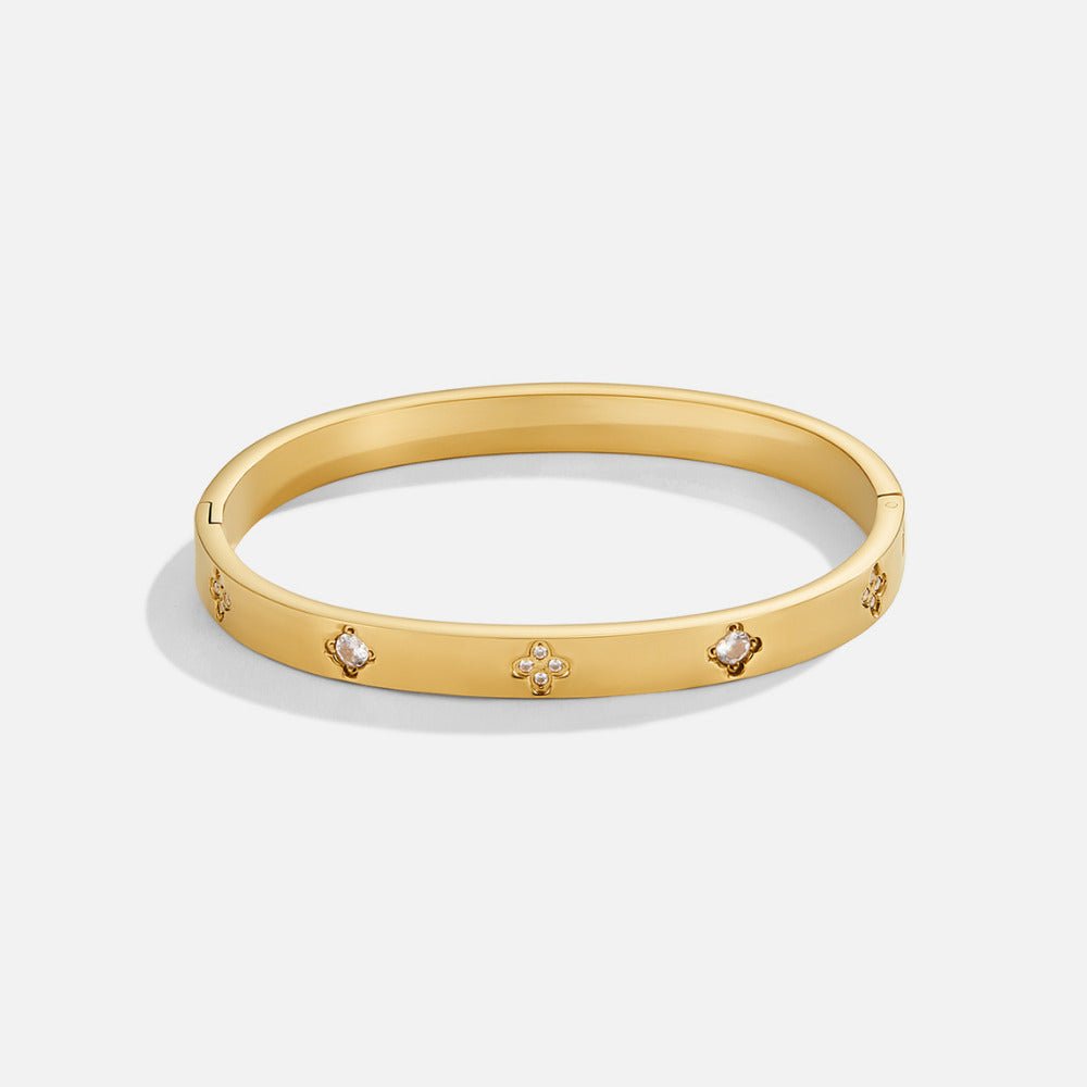 Bangle Clover Oro