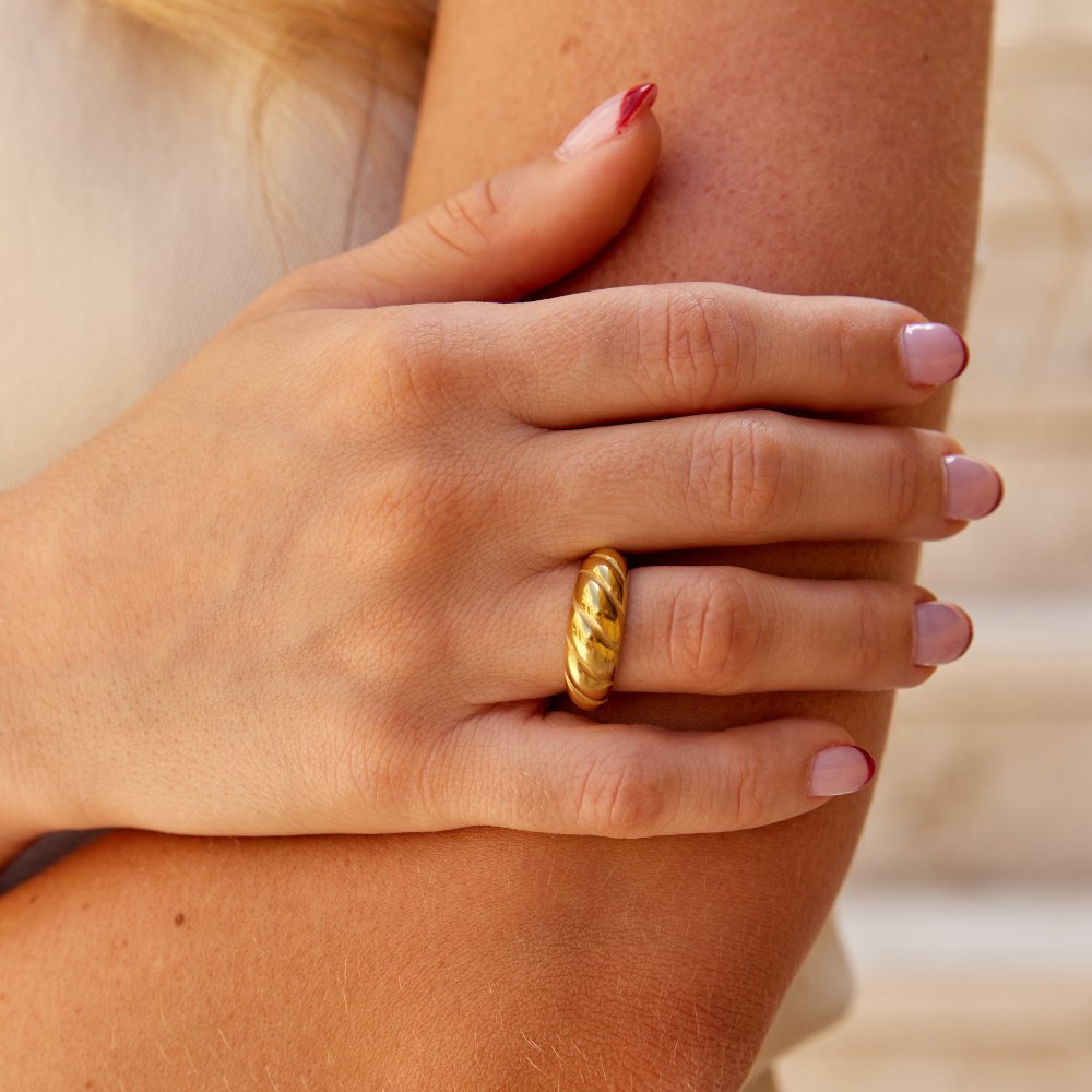 Anello Croissant Oro
