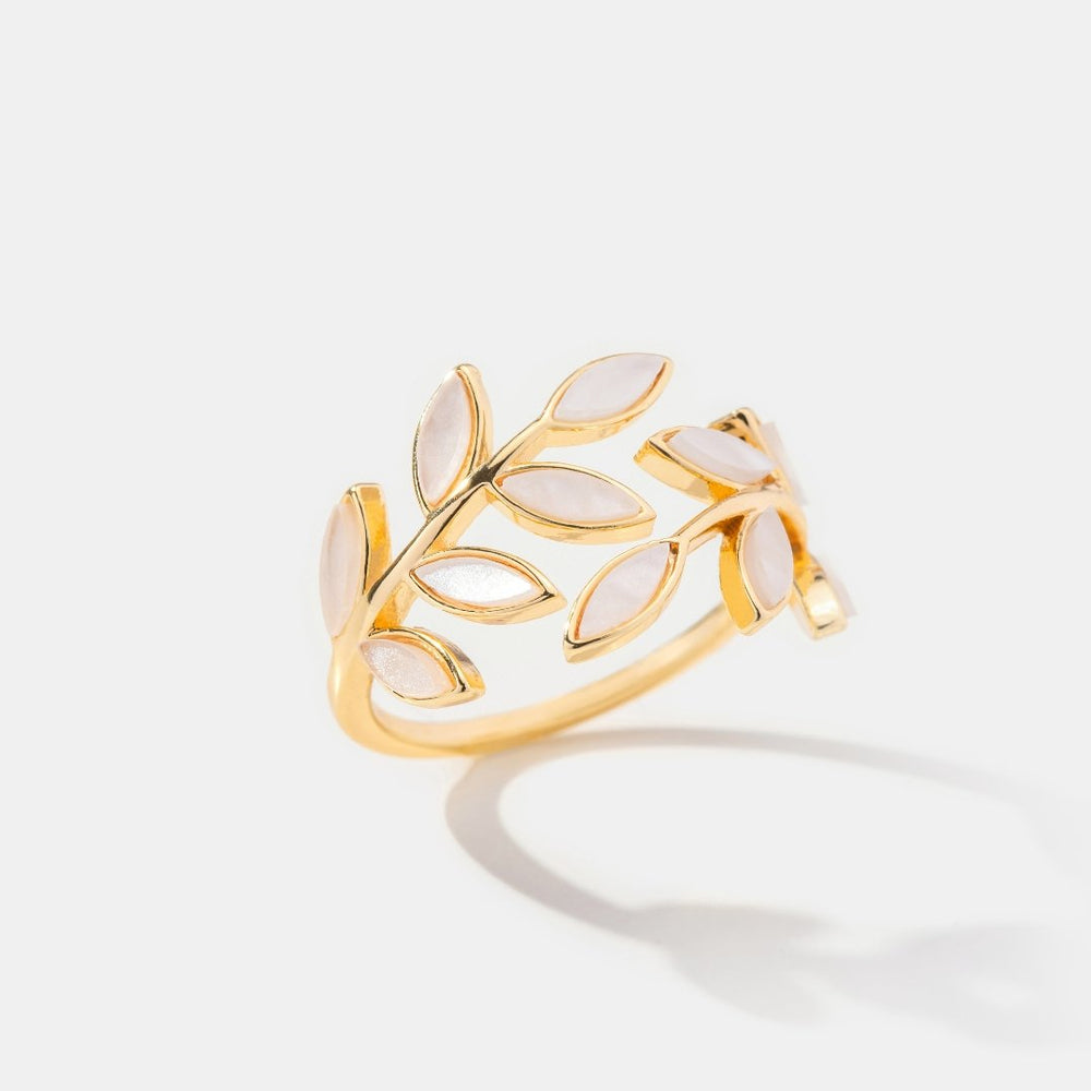 Anello Foglia Oro