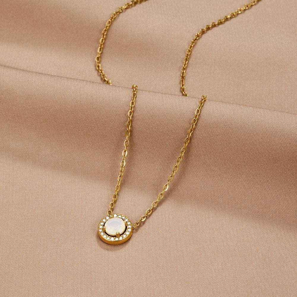 Collana Cristallo Monet Oro