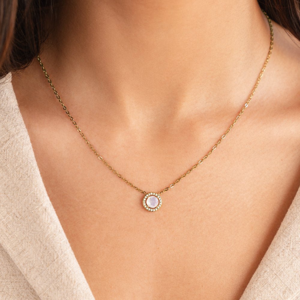 Collana Cristallo Monet Oro