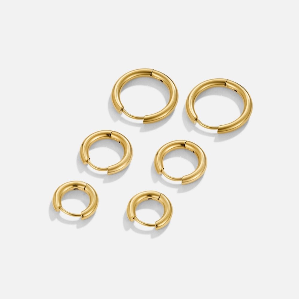 Set Mini Cerchi Trio Oro