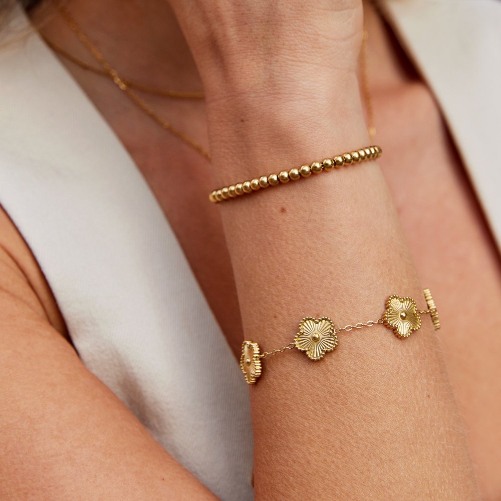 Bracciale Clover Dorato