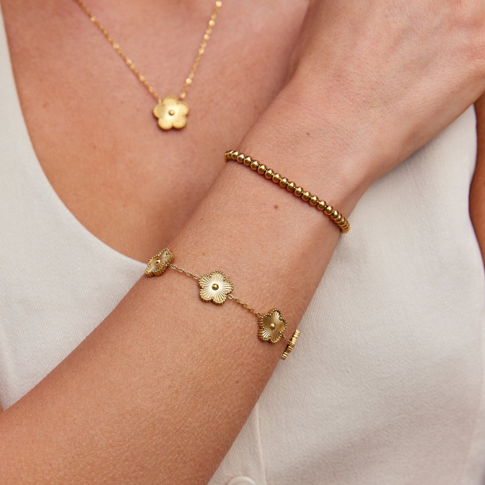 Bracciale Clover Dorato