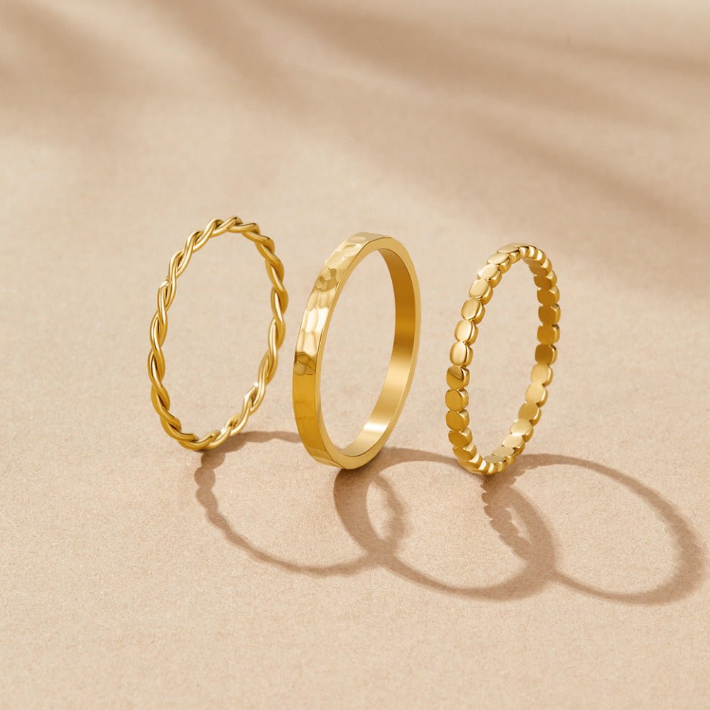 Anello Impilabile Hella Oro