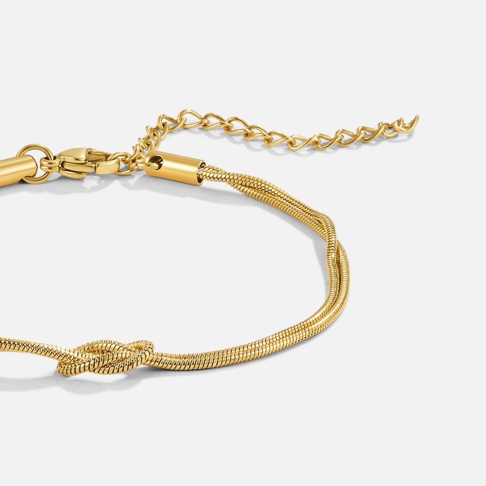 Bracciale a Catena Annodato Oro